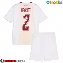 Otroške Nogometnih dresov Maroko Achraf Hakimi #2 Gostujoči SP 2026 Kratki rokavi (+ hlače)